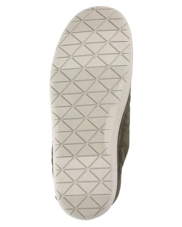 Warm Olive Quilted Slippers